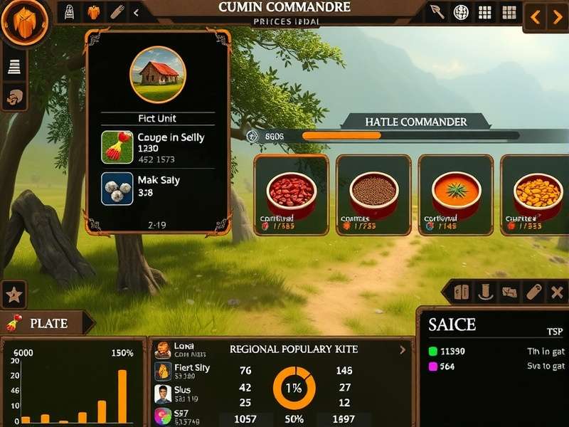 Cumin Commander player statistics and regional popularity chart in India